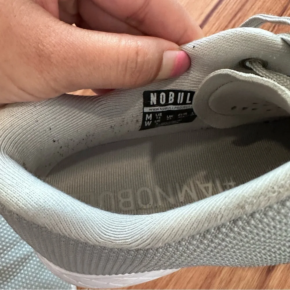 *SOLD* NOBULL Women’s Arctic Grey Trainer Lace Up Shoes Size W9 M7.5 - Picture 8 of 14